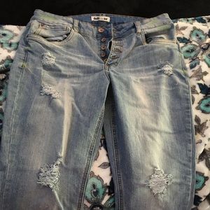 Paint-Spatter Capris